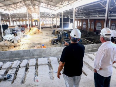 Reforma da Estação Cantareira avança em Niterói