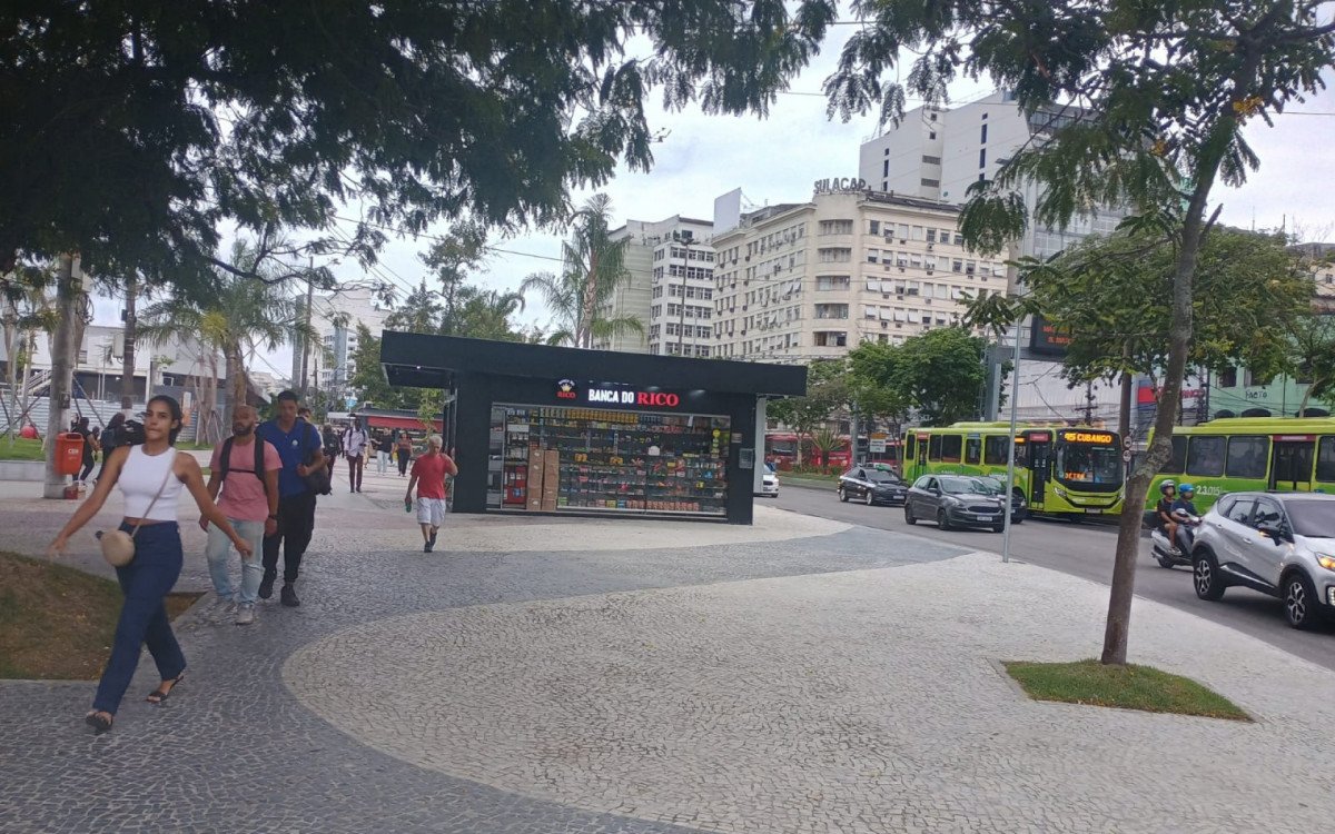 Bancas de jornais de Niterói serão realocadas em reforma urbanística