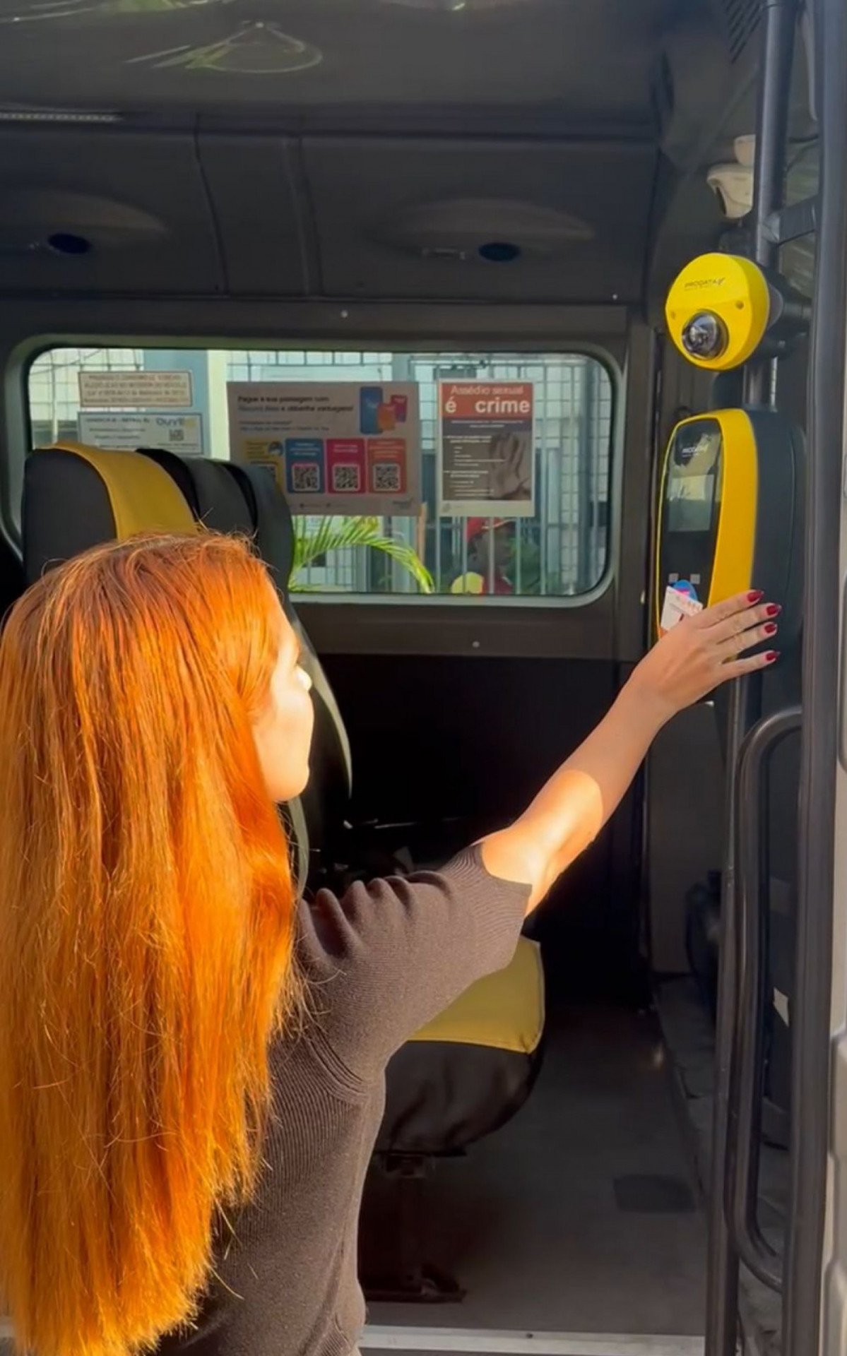 Biometria facial nas vans intermunicipais aumenta segurança