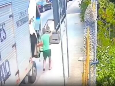 Caminhão desgovernado causa acidente com 15 veículos em Campo Grande - Vídeo