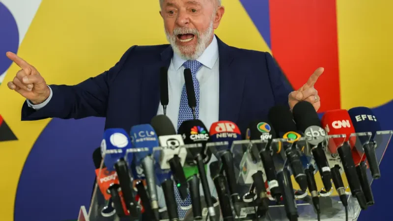 Com altivez, Lula diz que está disposto a trocar chumbo com Trump
