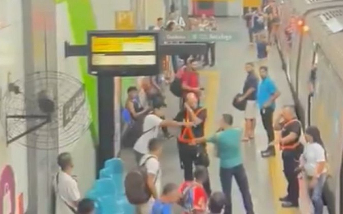 Discussão no metrô termina com PM termina em confusão na Zona Sul