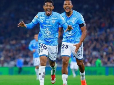 Ex-Fluminense marca seu primeiro gol pelo Pachuca