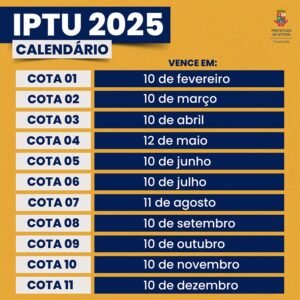 IPTU 2025: Prazo para pagamento termina dia 7 de fevereiro em Niterói
