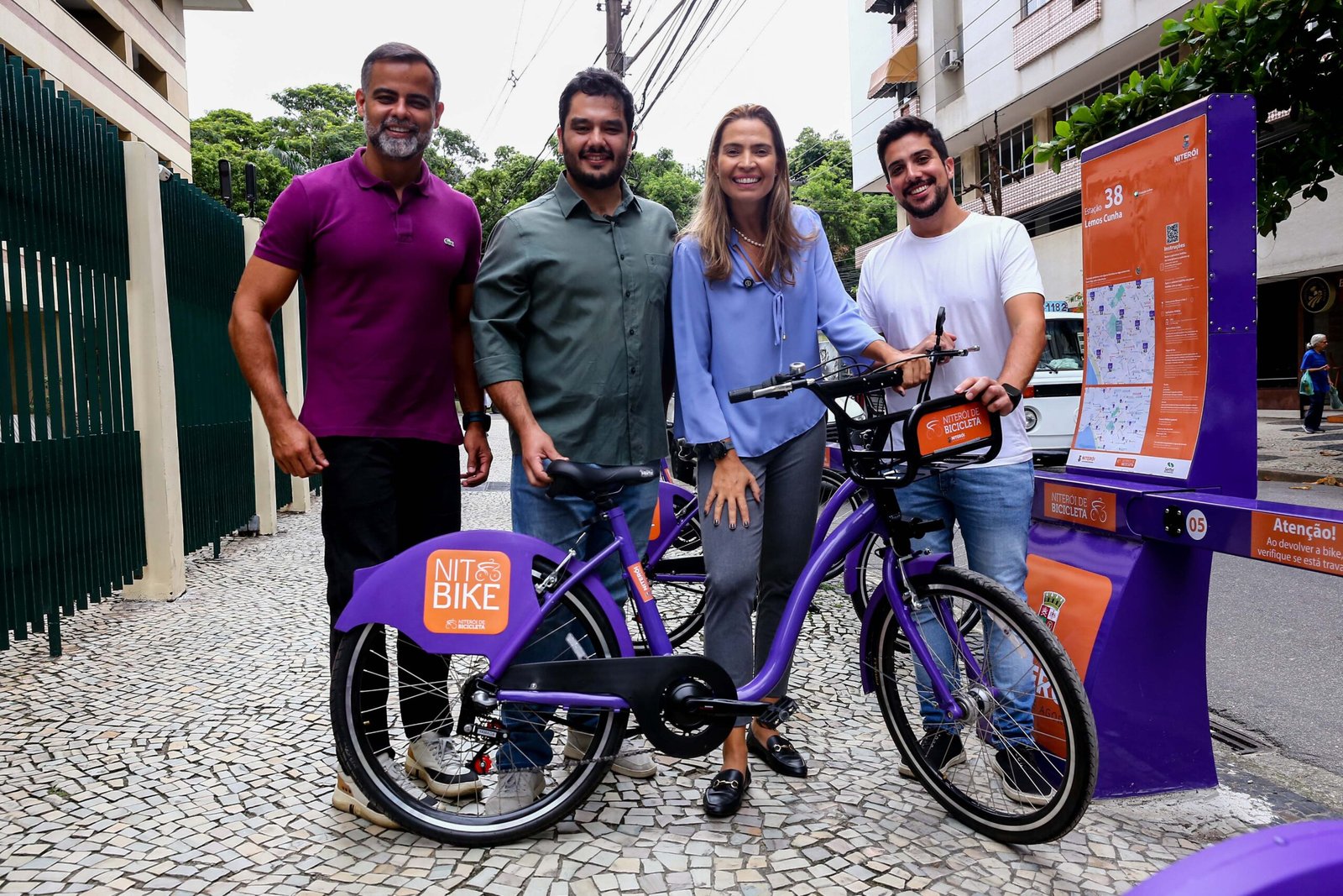 NitBike: Niterói amplia sistema de bicicletas compartilhadas com 48ª estação em Icaraí
