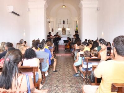 Niterói: Quarteto de Cordas encanta público em concerto na Ilha da Boa Viagem