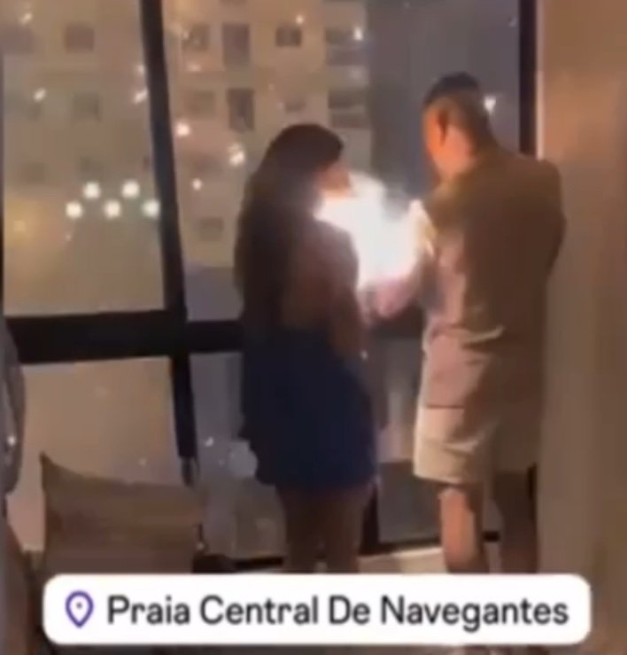 Turista sofre queimaduras por fogos dentro de apartamento - Vídeo