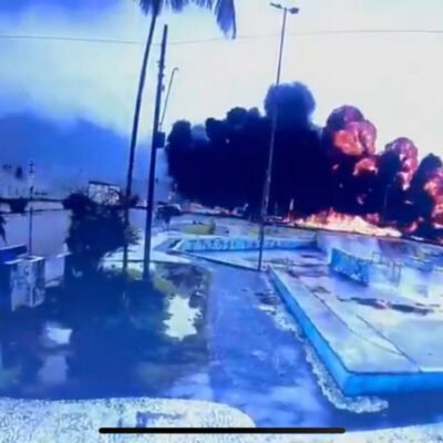 Vídeo mostra momento em que avião cai e explode em Ubatuba