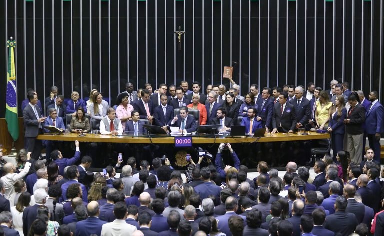 Bloco de 17 partidos garante vitória de Hugo Mota para presidente da Câmara dos Deputados | Vinícius Loures/Câmara dos Deputados