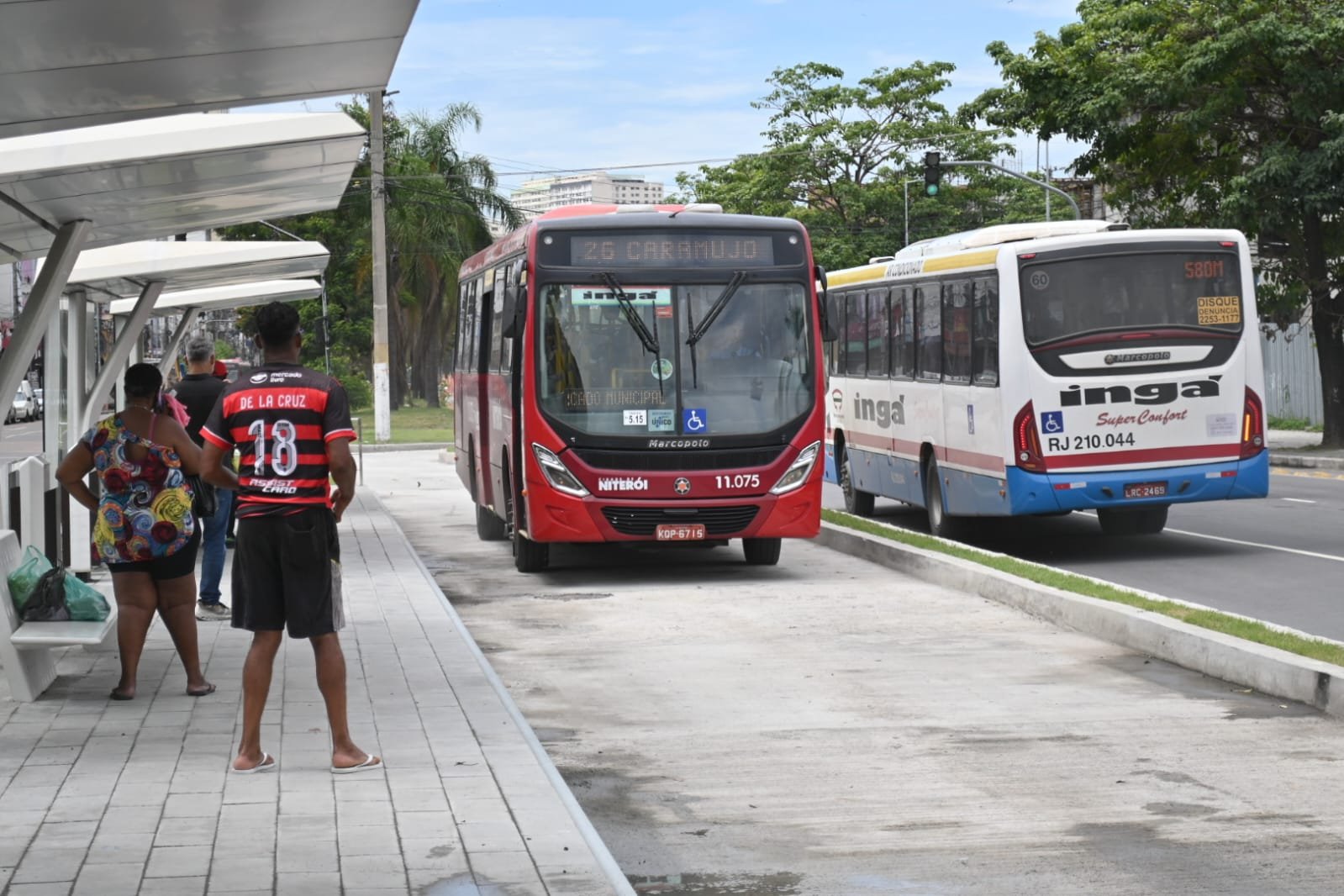 Corredor de ônibus de Niterói ganha duas novas estações