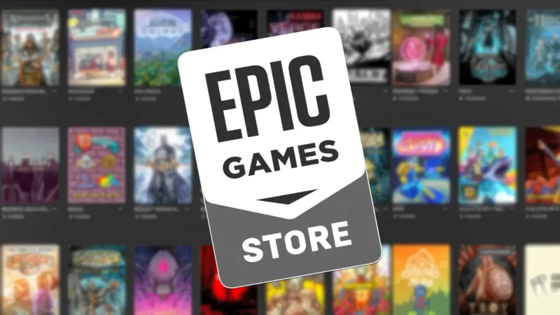 Logo da Epic Games Store com destaque para os jogos grátis da semana