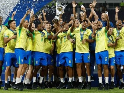 Jogadores da Seleção Brasileira comemoram mais um título continental | Rafael Ribeiro/CBF/Divulgação