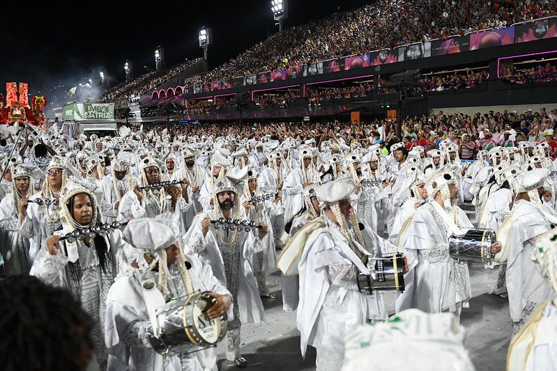 Bateria da Imperatriz Leopoldinense conquista seu primeiro Estandarte de Ouro | Riotur/Alex Ferro 