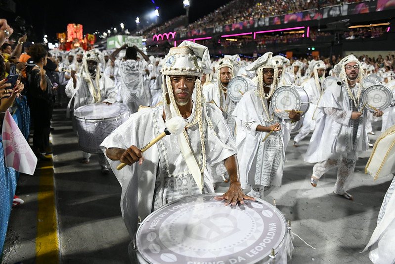 Bateria da Imperatriz Leopoldinense conquista seu primeiro Estandarte de Ouro | Riotur/Alex Ferro 