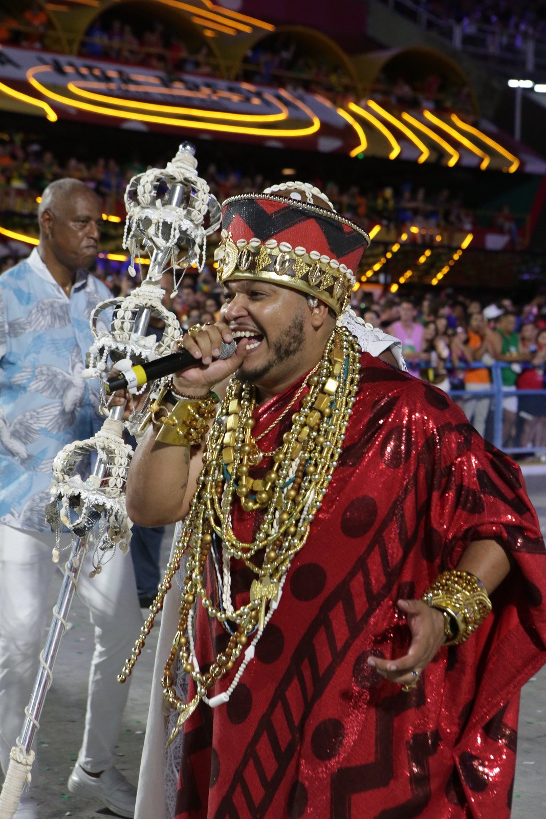 Júri do Estandarte de Ouro cita desempenho de Pitty di Menezes ao eleger Imperatriz Leopoldinense como Melhor Escola do desfile de domingo do Carnaval 2025 | Tata Barreto/Riotur