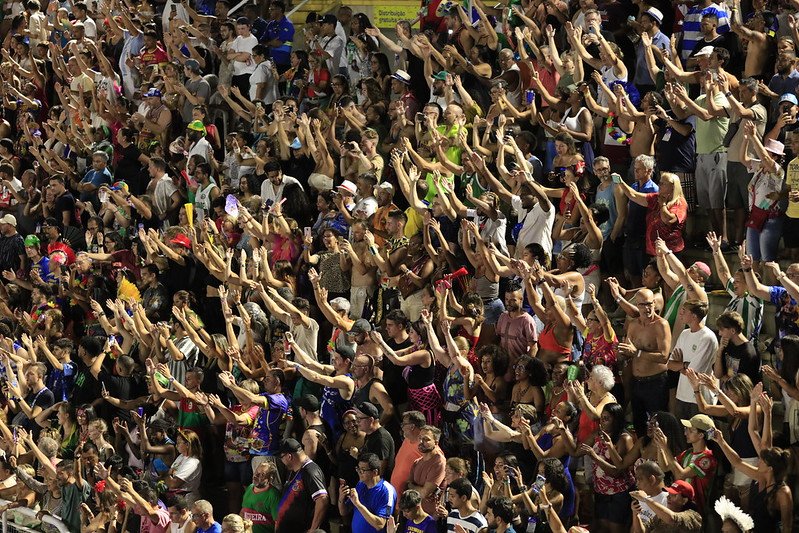 Torcida da Mocidade Independente de Padre Miguel reage ao desfile digno de campeã | Riotur/Marco Terranova