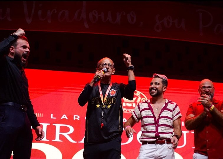 Mestre Ciça agradece à comunidade da Viradouro pelo carinho com homenagem através do enredo para o carnaval 2026. "Pra Cima, Ciça! |
