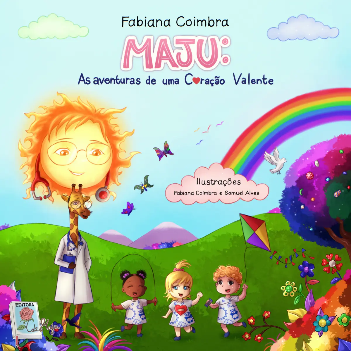 Maju, a Coração Valente: livro infantil transforma cirurgia em aventura mágica