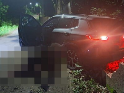 Homem morto ao lado de carro crivado de balas em rua de Guaratiba, Rio de Janeiro