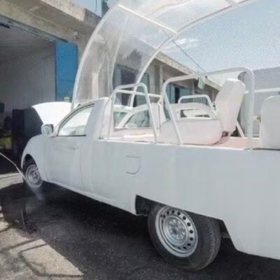 Papamóvel vira ambulância para salvar crianças na Faixa de Gaza