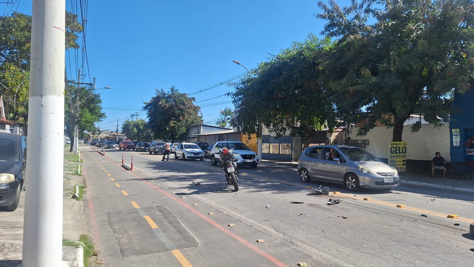 Acidente na Almirante Tamandaré em Piratininga
