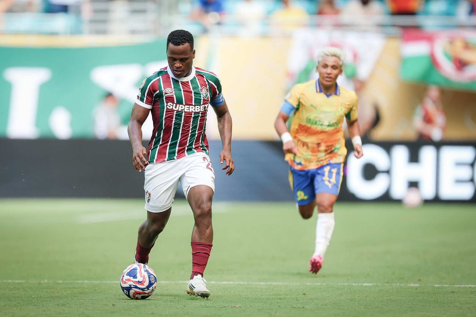 Jhon Kennedy teve uma boa atuação, porém inferior às duas primeiras | Lucas Merçon/Fluminense