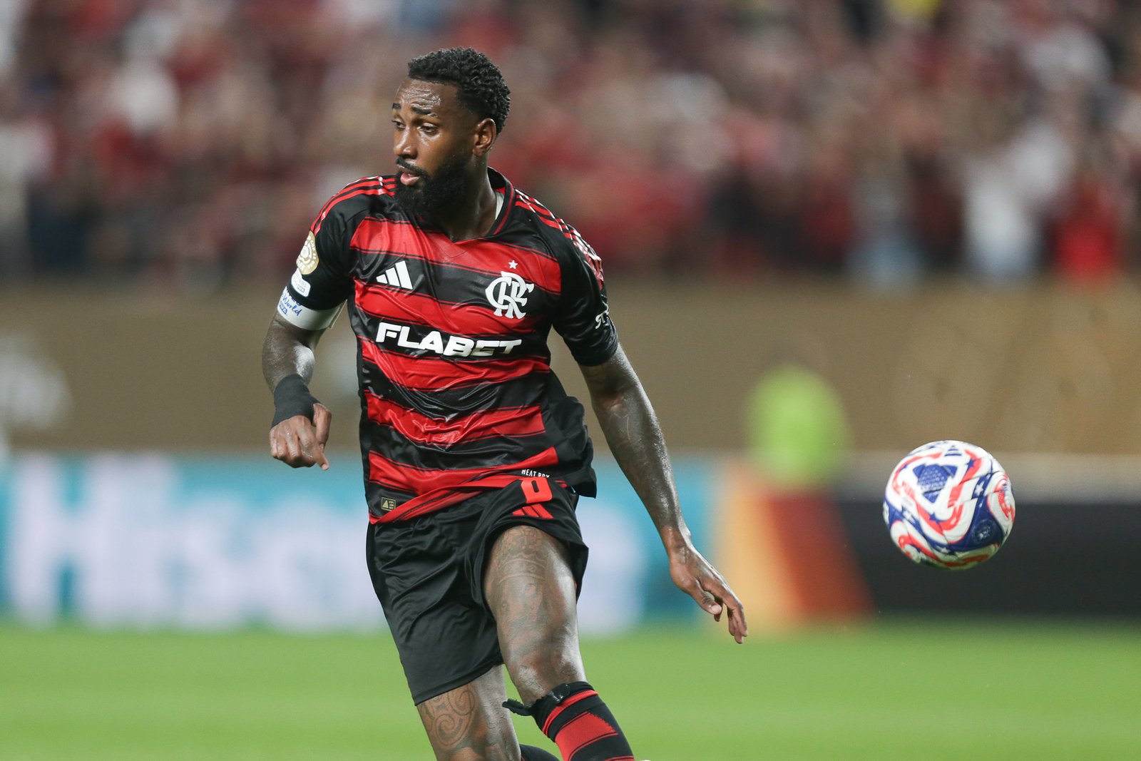 Gerson teve atuação regular na estreia do Flamengo na Copa do Mundo de Clubes da Fifa | Gilvan de Souza,