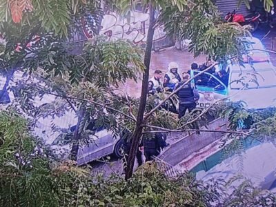 Agentes da Segurança Presente em operação conjunta com a DHNSG durante prisão no Centro de Niterói