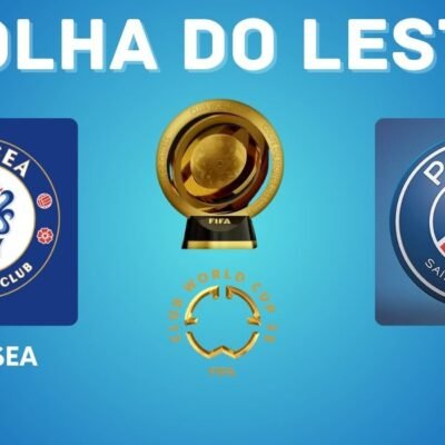 Jogadores de Chelsea e PSG treinando no estádio para a final do Mundial