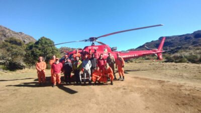 Equipe de resgate do Corpo de Bombeiros atua em operação no Parque Nacional de Itatiaia