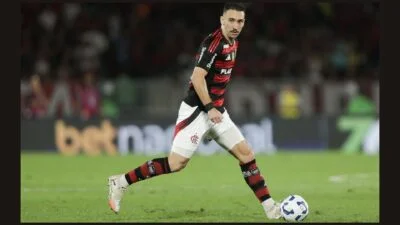 Léo Ortiz faz o gol da vitória do Flamengo sobre o Atlético-MG no Maracanã: Rubro-Negro volta a ser líder do Brasileirão | Gilvan de Souza/Flamengo