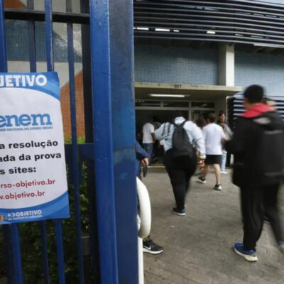 Print de página falsa do Enem usada em golpe que desviou R$ 3 milhões