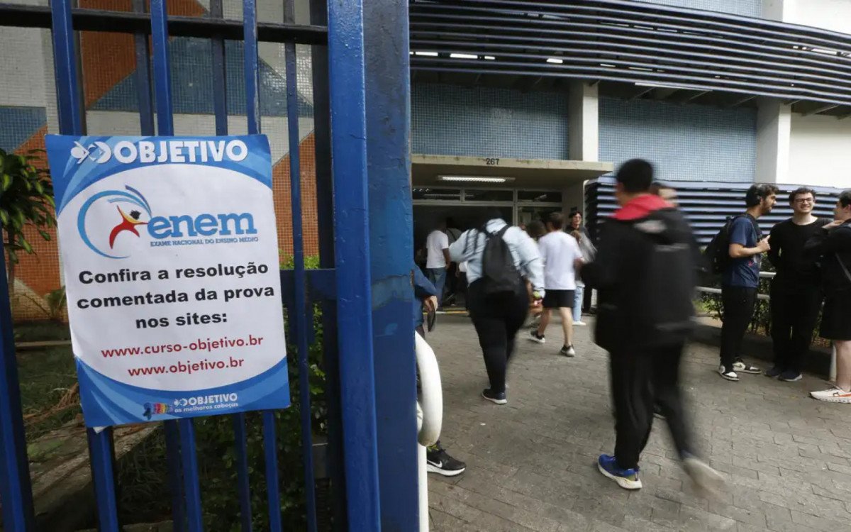 Print de página falsa do Enem usada em golpe que desviou R$ 3 milhões
