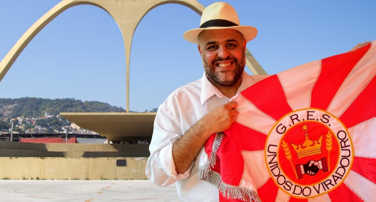 Rodrigo Sullivan vai participar do concurso samba-enredo da Unidos do Viradouro, visando a escolha do hino da agremiação para o carnaval de 2026, cujo enredo homenageia o Mestre Ciça | Acervo Pessoal