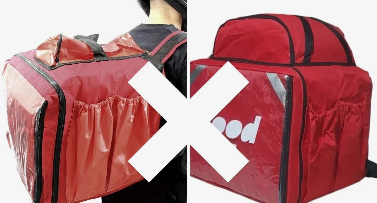 Nova lei proíbe venda de bags e obriga apps a fornecer bolsas com controle e segurança para combater falsos entregadores de delivery no RJ