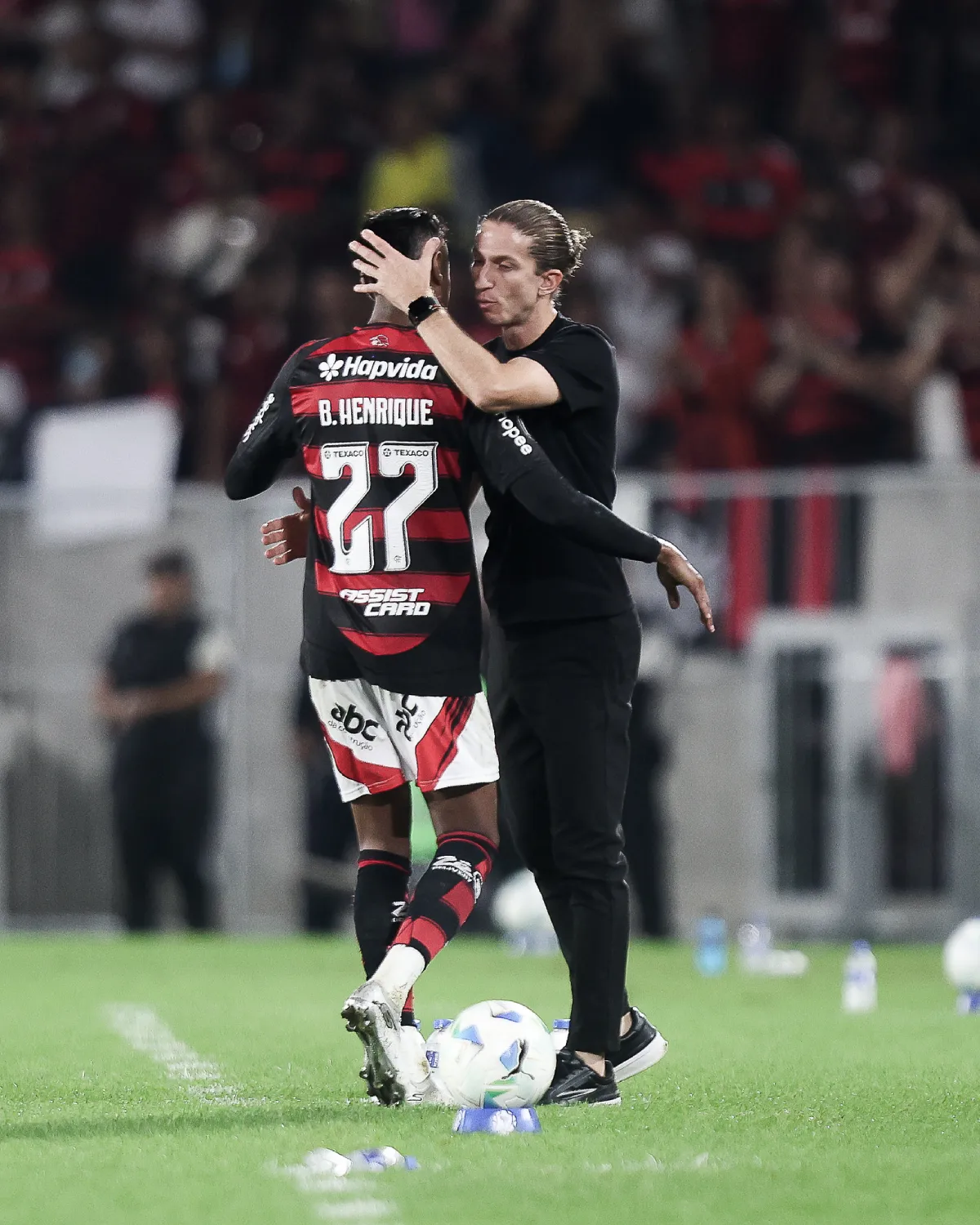 Bruno Henrique e Filipe Luís