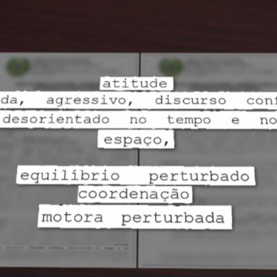 Laudo do IML revela detalhes sobre comportamento de Luan Plácido, ex-jogador do Botafogo, e cita "uso de substâncias" | Reprodução TV Globo