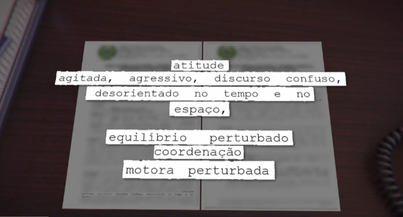 Laudo do IML revela detalhes sobre comportamento de Luan Plácido, ex-jogador do Botafogo, e cita "uso de substâncias" | Reprodução TV Globo