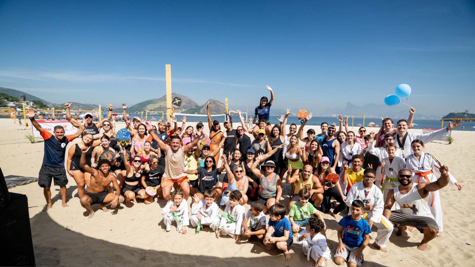 Inscrições estão abertas para treinos e aulas de graça para a Academia Natural, na Praia de Icaraí, neste final de semana