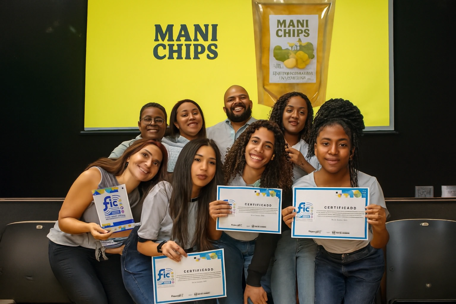 Jovens do RJ criam chips de mandioca e brilham no Senai