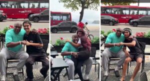 Ator foi reconhecido por fãs enquanto tomava café na padaria Pão & Etc., em Icaraí