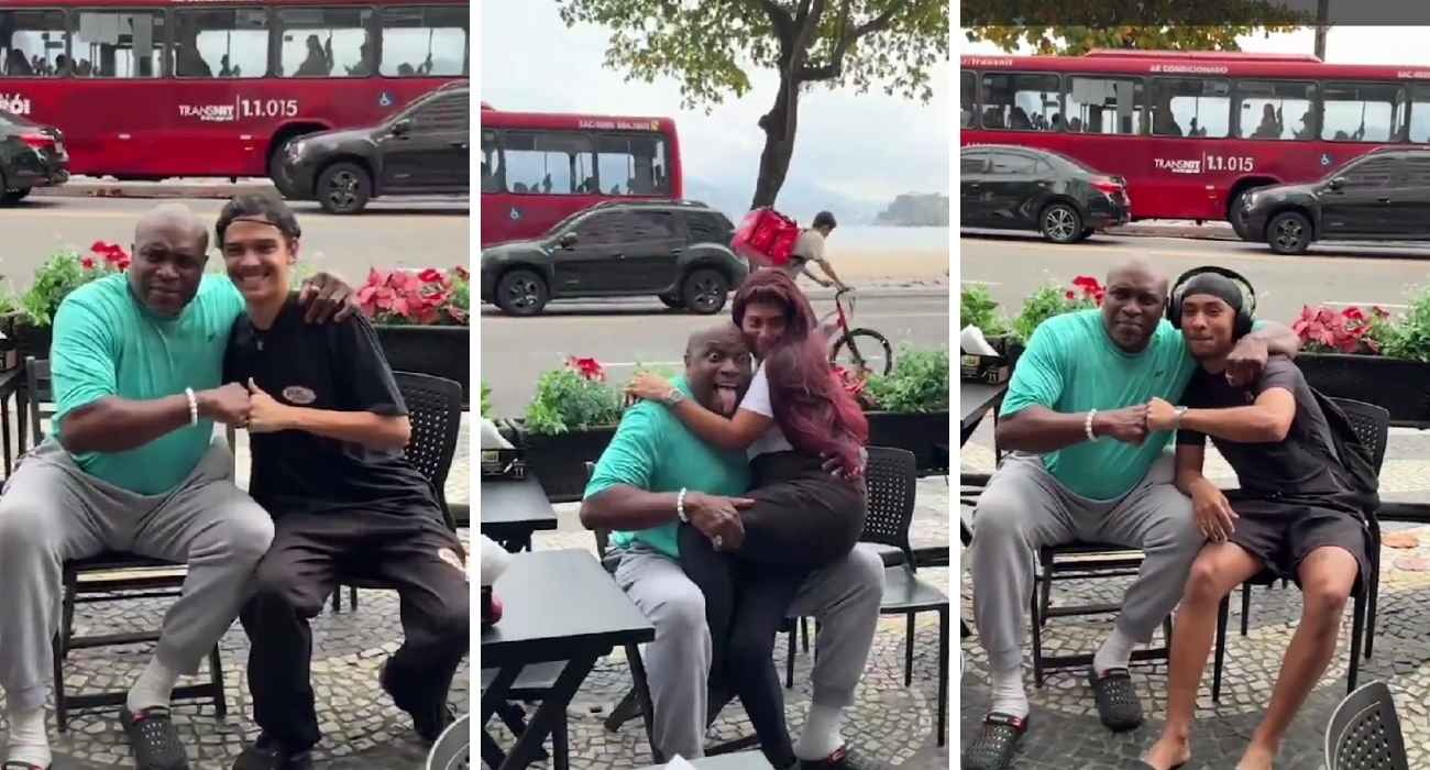 Ator foi reconhecido por fãs enquanto tomava café na padaria Pão & Etc., em Icaraí
