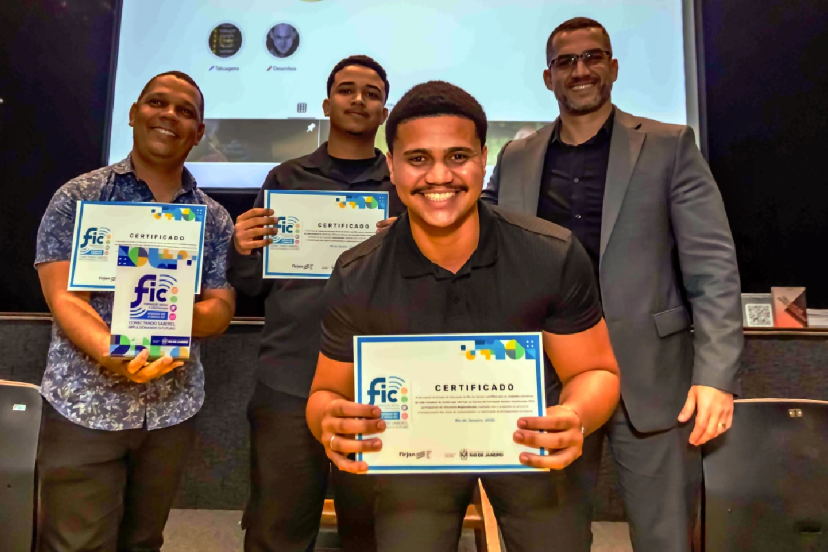 Cursos FIC estimulam criatividade e empreendedorismo entre alunos da rede estadual do RJ.