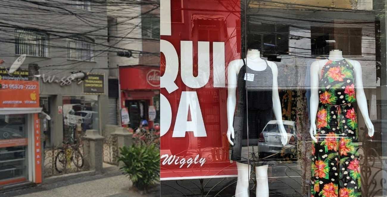 Boutique Wiggle, especializadas em roupas femininas em Niterói, sofre tentativa de assalto por casal de criminosos