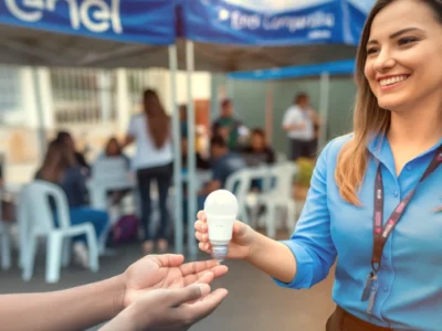 Enel leva ações de consumo consciente e troca de lâmpadas LED a Rio Bonito e São Gonçalo