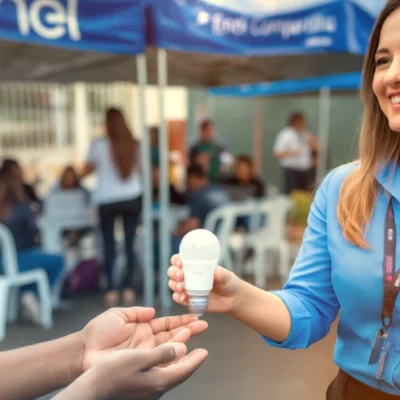 Enel leva ações de consumo consciente e troca de lâmpadas LED a Rio Bonito e São Gonçalo