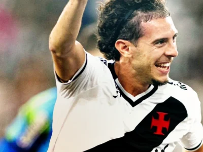 Copa do Brasil: Nuno comemora gol marcado no primeiro tempo, após falha de Neto, abrindo placar para o Vasco sobre o Botafogo | Mateus Lima/Vasco/Divulgação