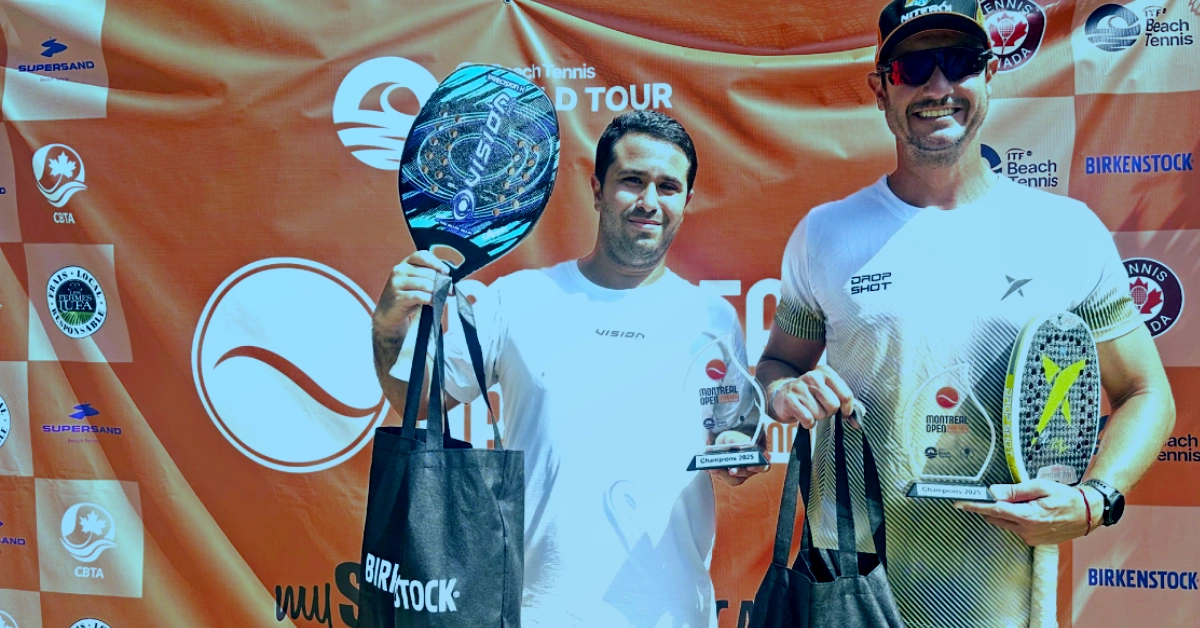 Niteroiense Ralff Abreu brilha no Canadá e conquista título no Beach Tennis