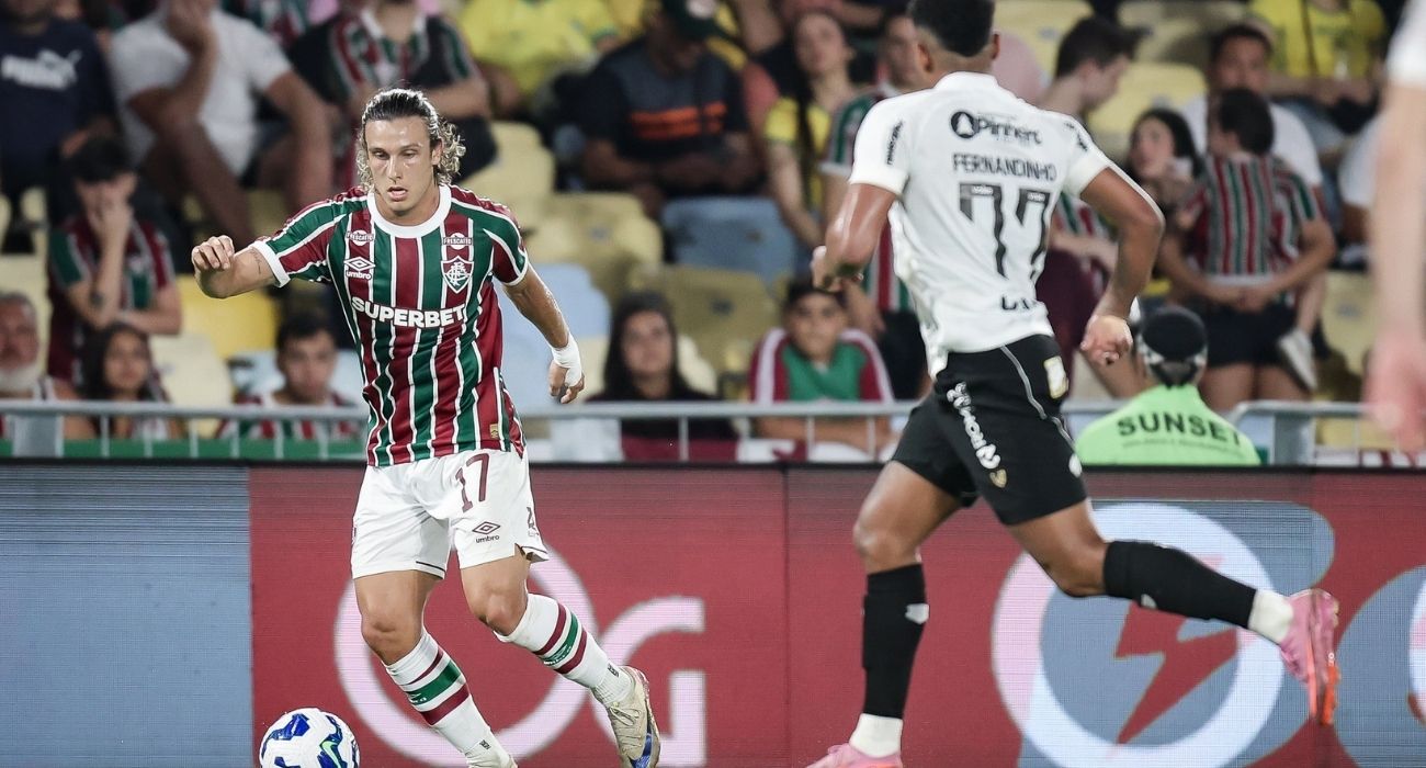 Canobbio comemora vitória do Fluminense sobre o Ceará no Maracanã Canobbio comemora vitória do Fluminense sobre o Ceará no Maracanã