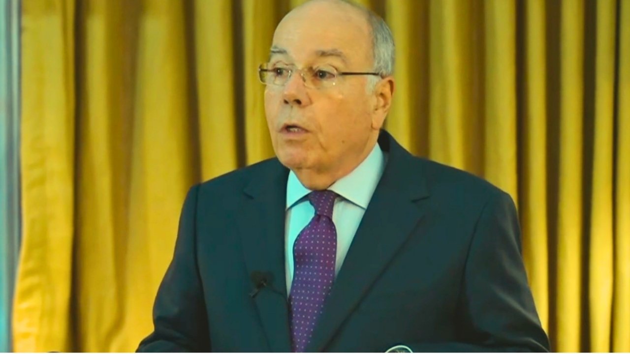 Mauro Vieira, ministro das Relações Exteriores do Brasil em pronunciamento à imprensa em Washington DC | Reprodução/TV